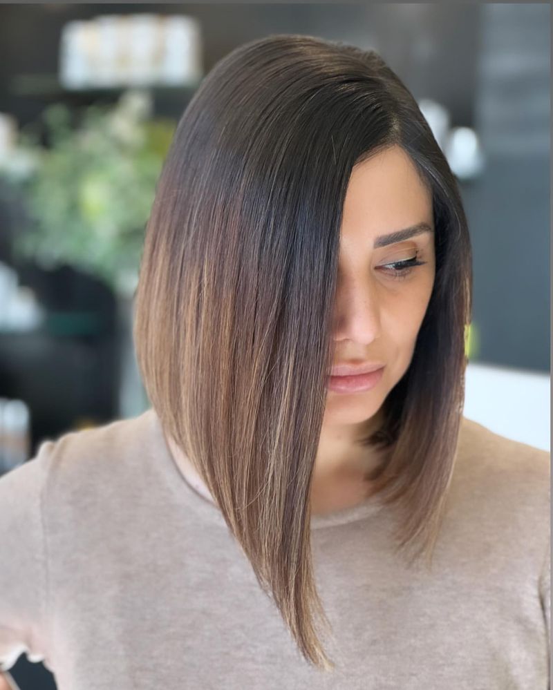 Asymmetrical Straight Cut