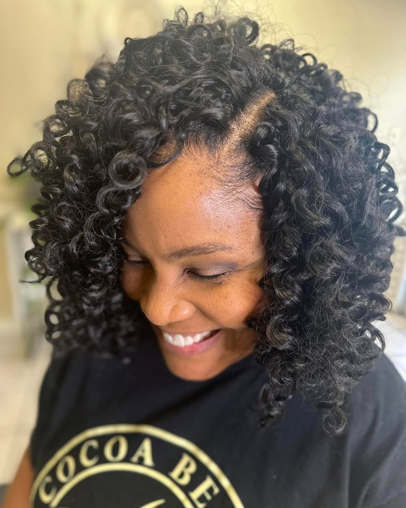 Bob Crochet Braids with Bangs