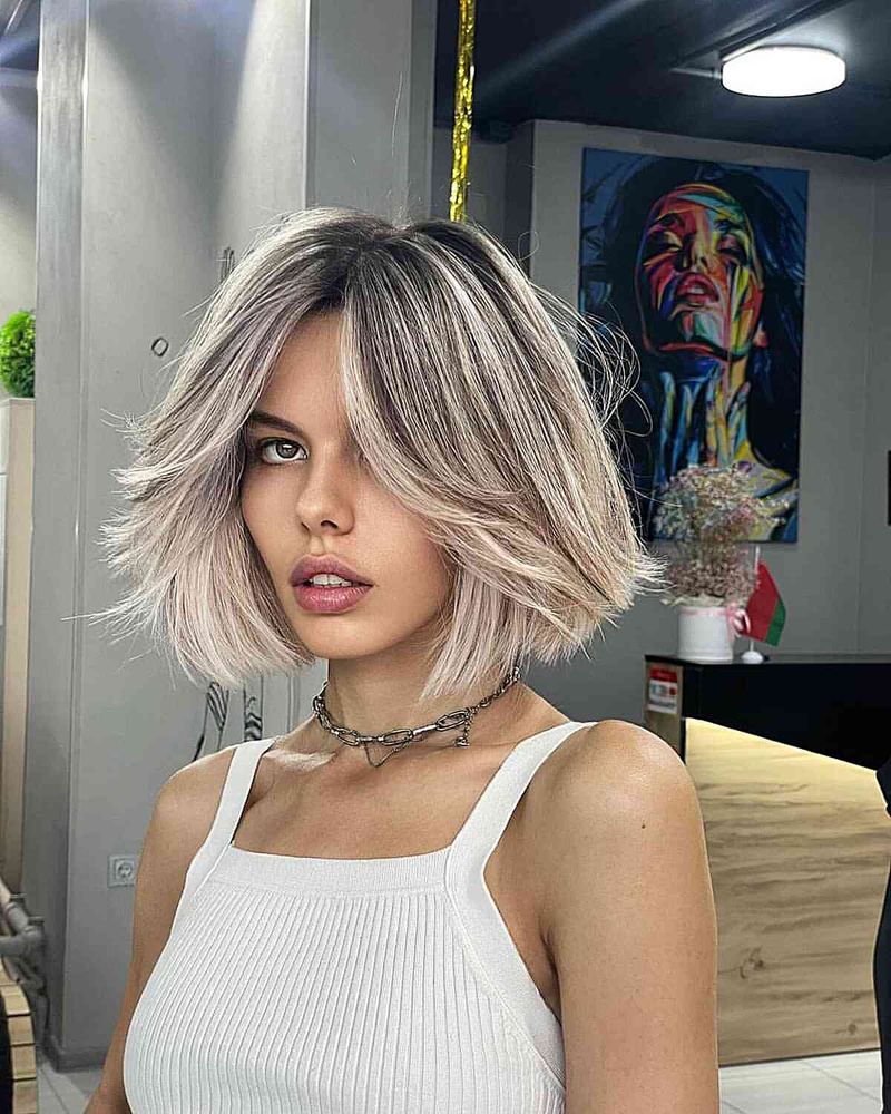 Bob with Balayage