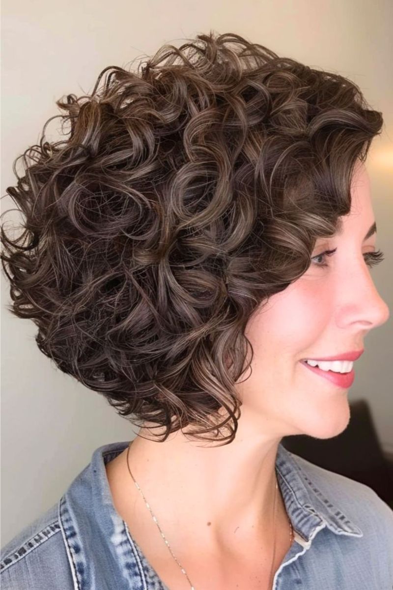 Bouncy Wedge Curls