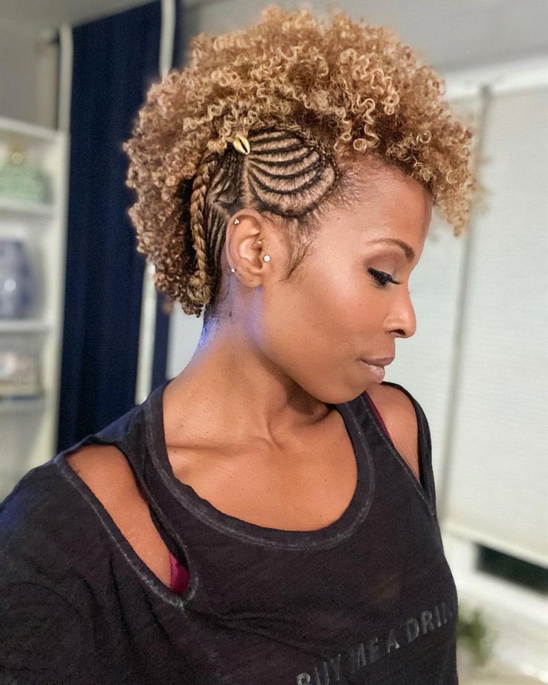 Braided Mohawk Crochet Braids