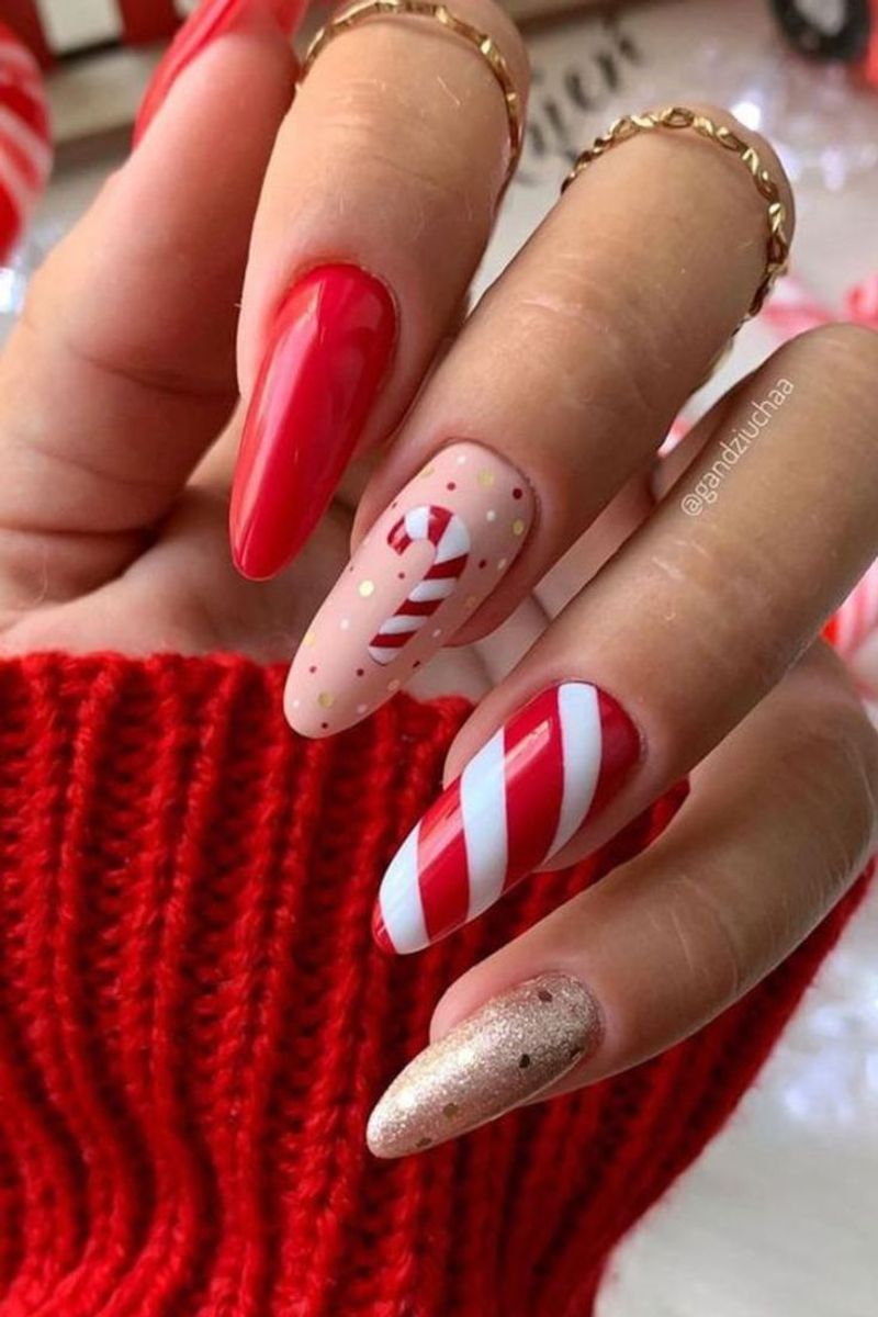 Vermelho Candy Cane