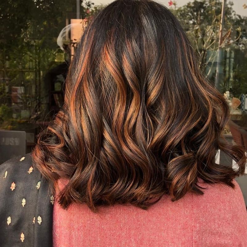 Caramelo Balayage Lob