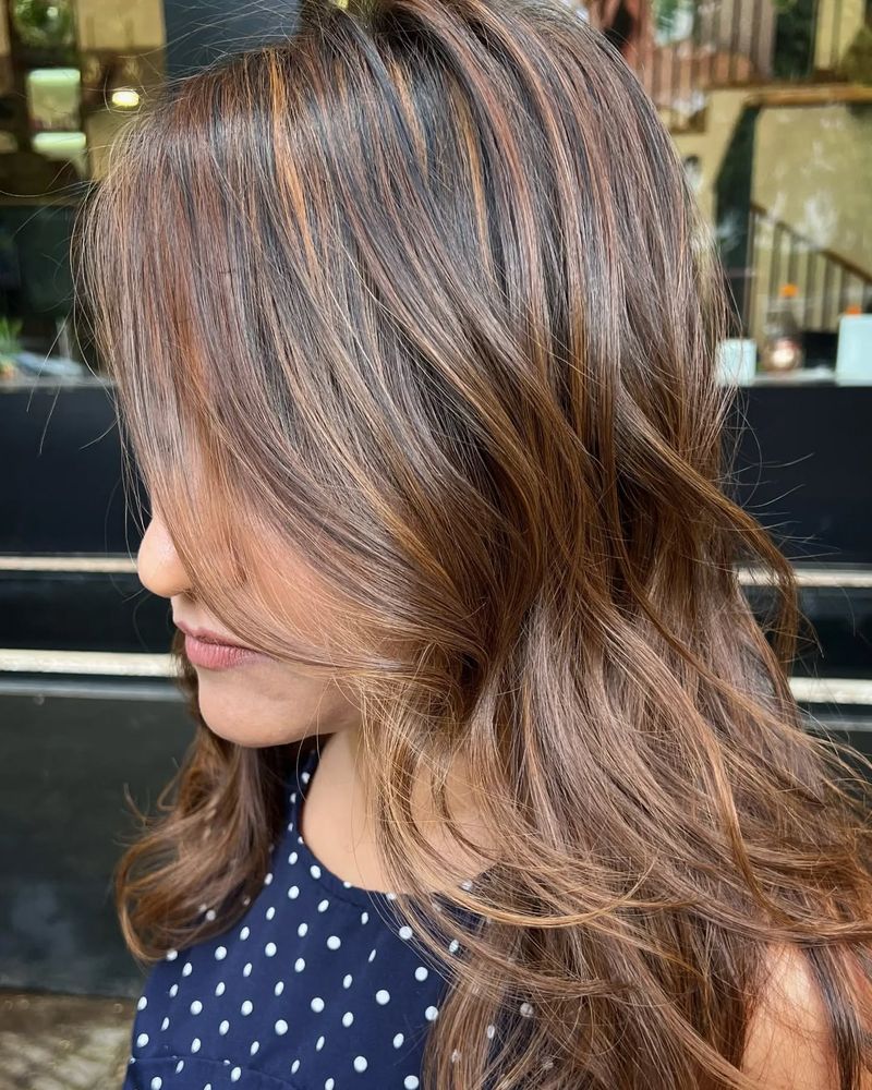 Balayage Caramelo para Cabelos Finos