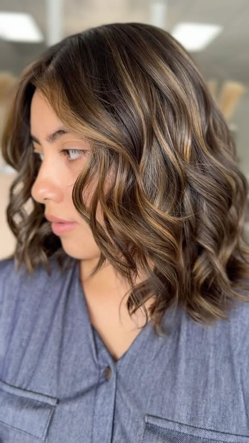 Balayage Caramelo para Cabelo Curto