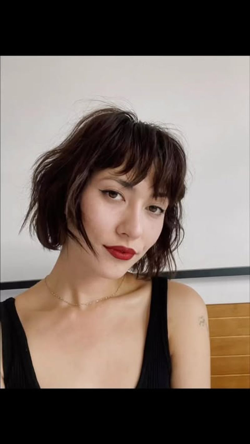 Chic Bob with Bangs