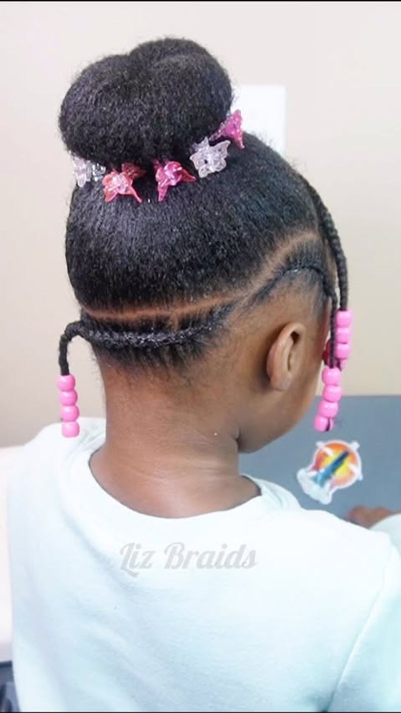 Chignon chique para crianças