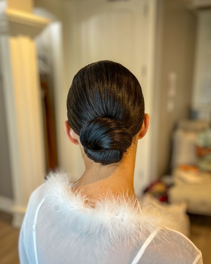 Chignon basso chic