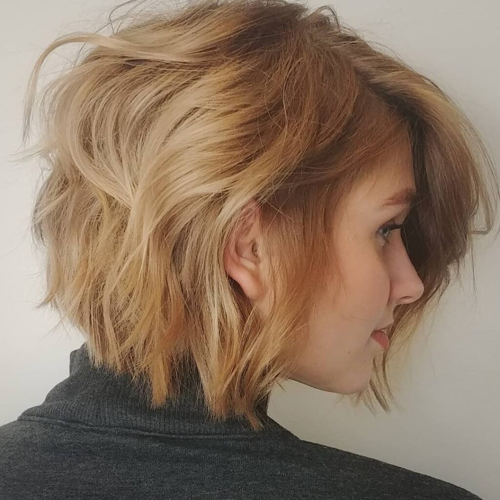 chic shattered bob