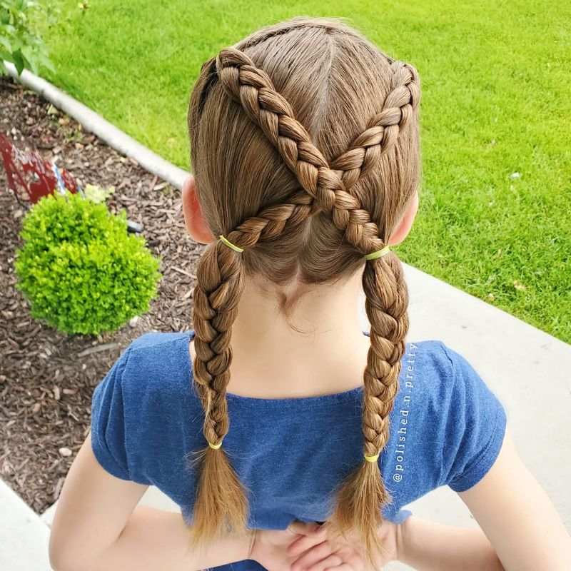 Trenzas de coleta clásicas