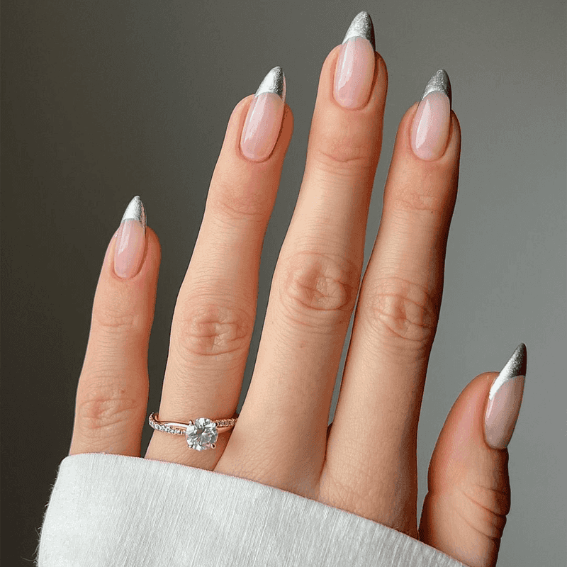 Classic Silver French Tips