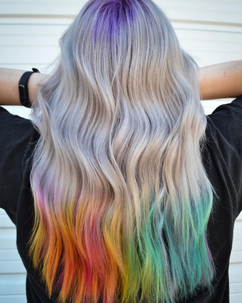 Colorful Dip Dye