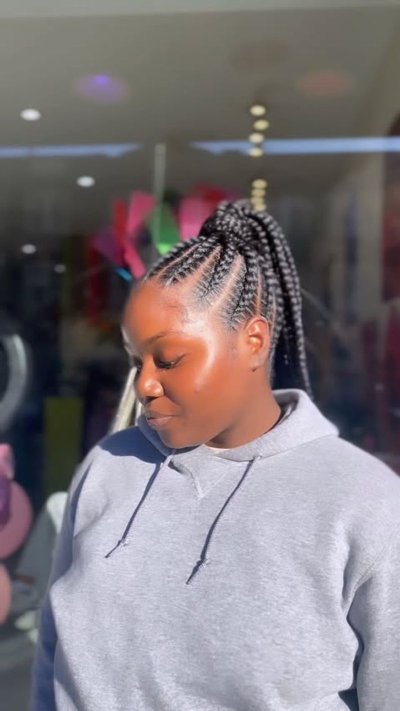 Cornrow Ponytail