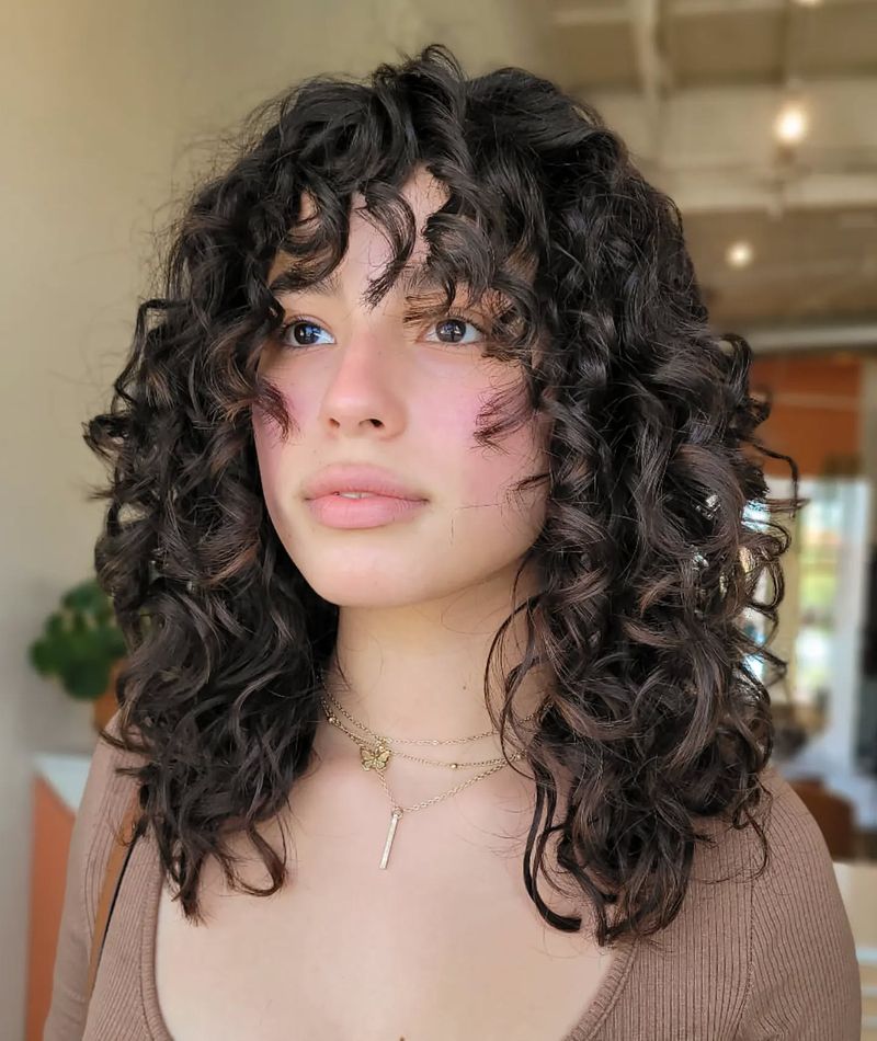 Curly Bangs