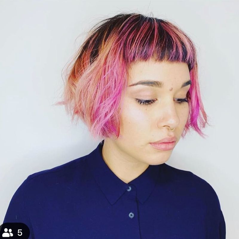 Edgy Choppy Layers with Color