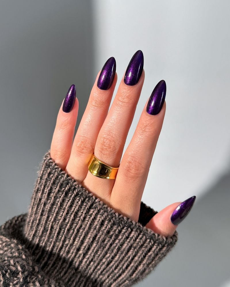 Edgy Metallic Nails