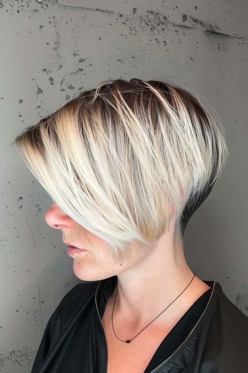 Edgy Undercut Wedge