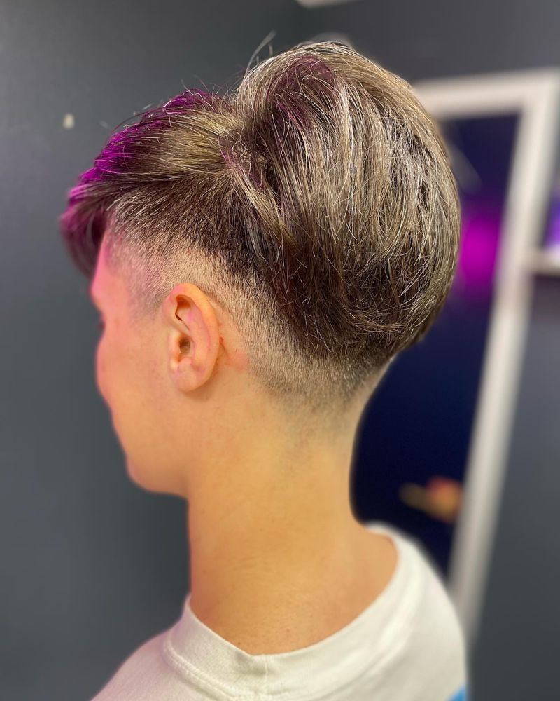 Edgy Undercut with Long Top