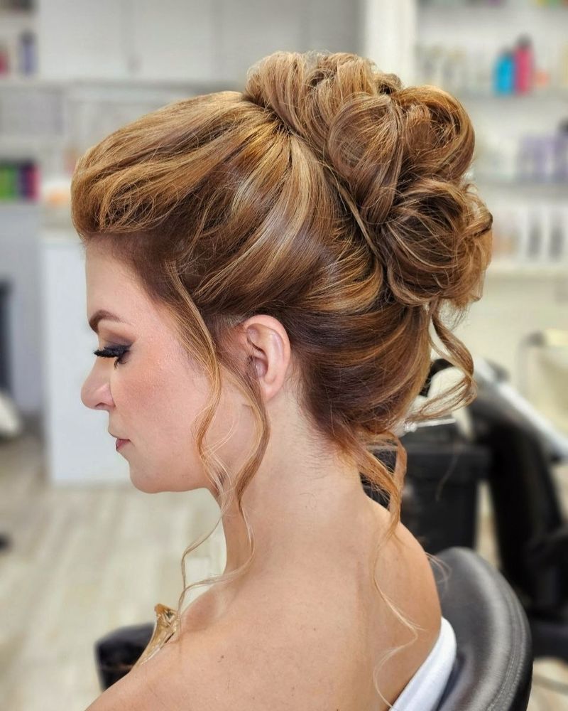 Elegant Updo for Thin Hair