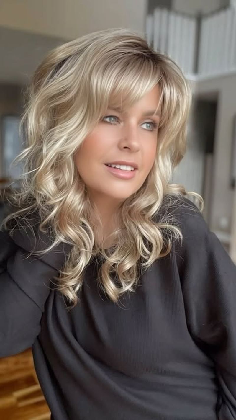 Feathered Tousled Waves