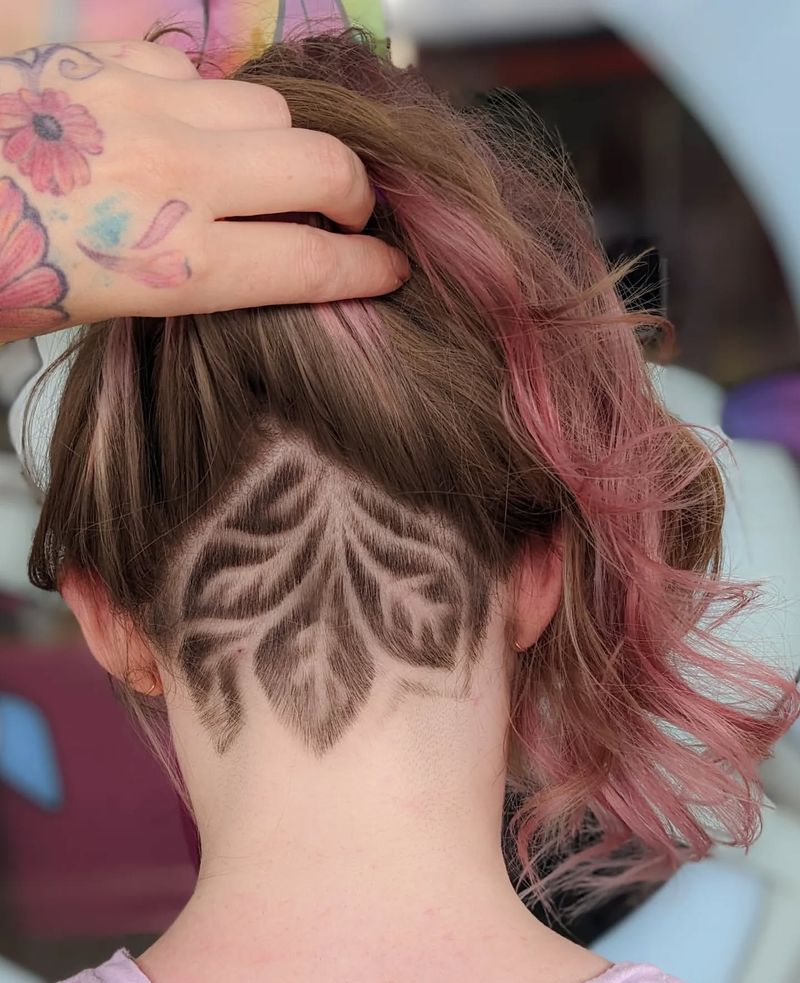 Diseño floral Undercut