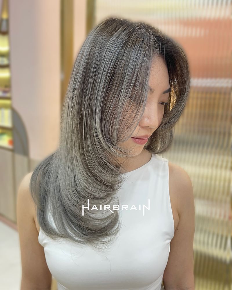 Icy Blonde Balayage