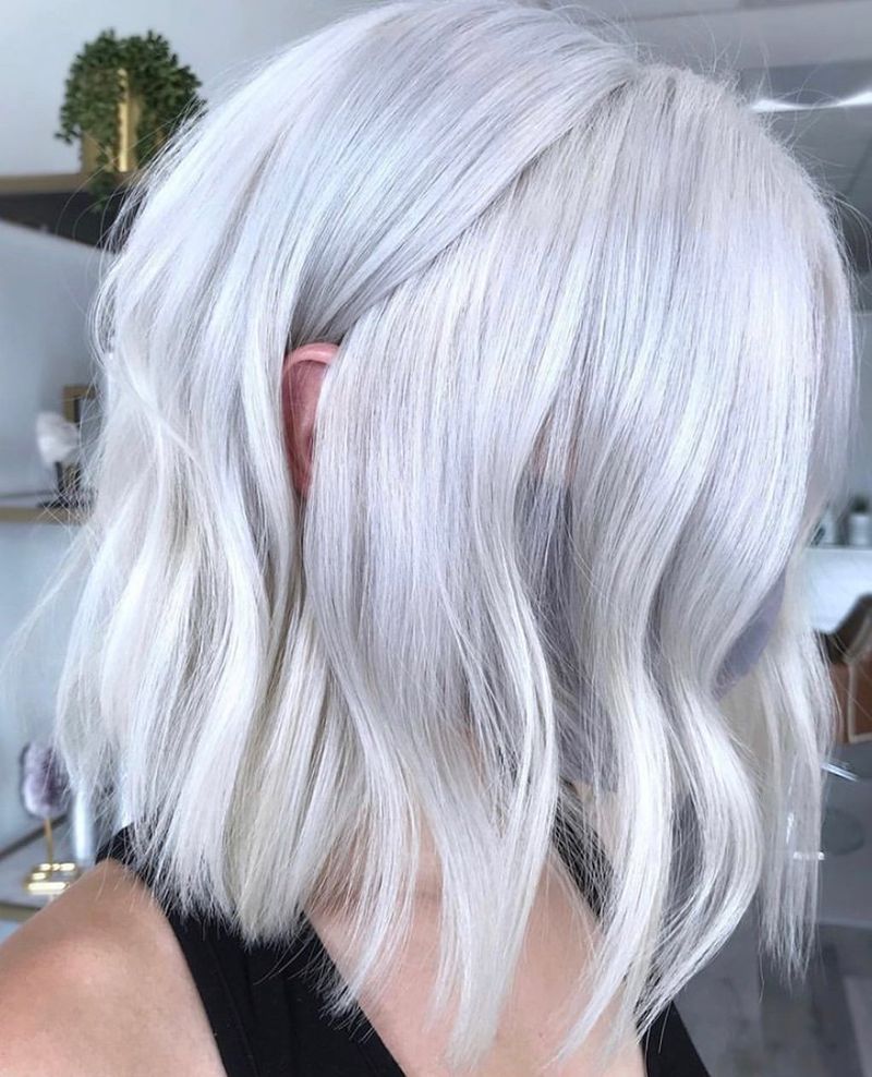 Icy Platinum Bob