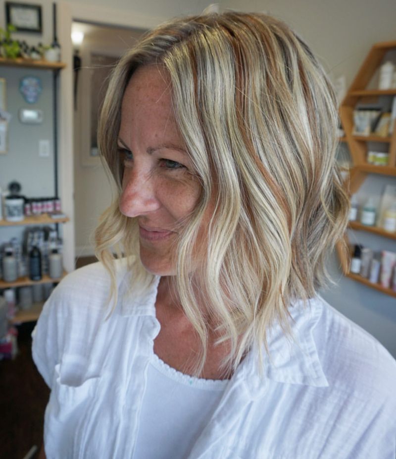 Coupe à la mâchoire avec balayage