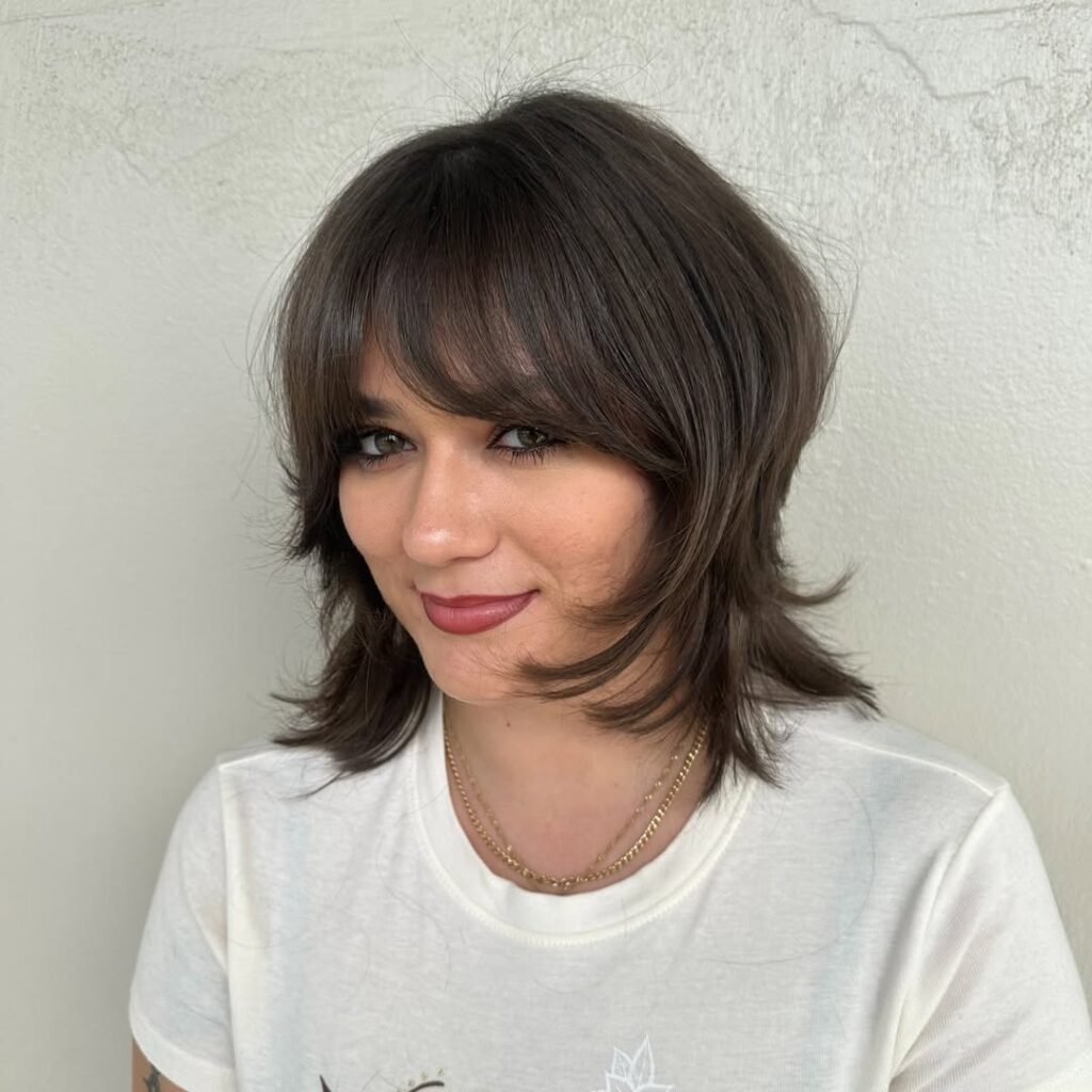 layered bob shag