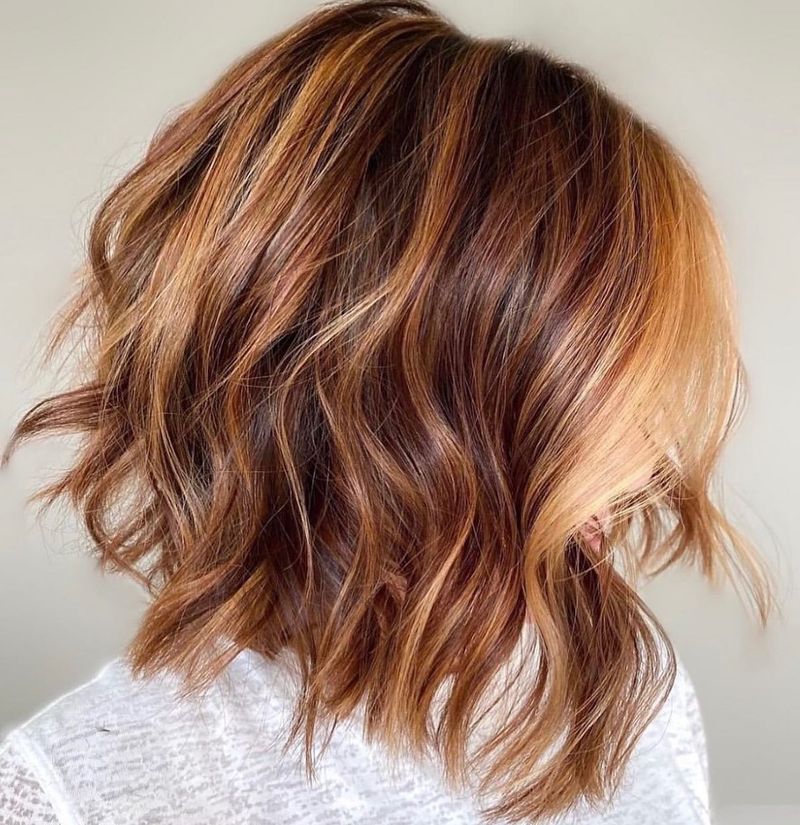 Layered Bob with Balayage