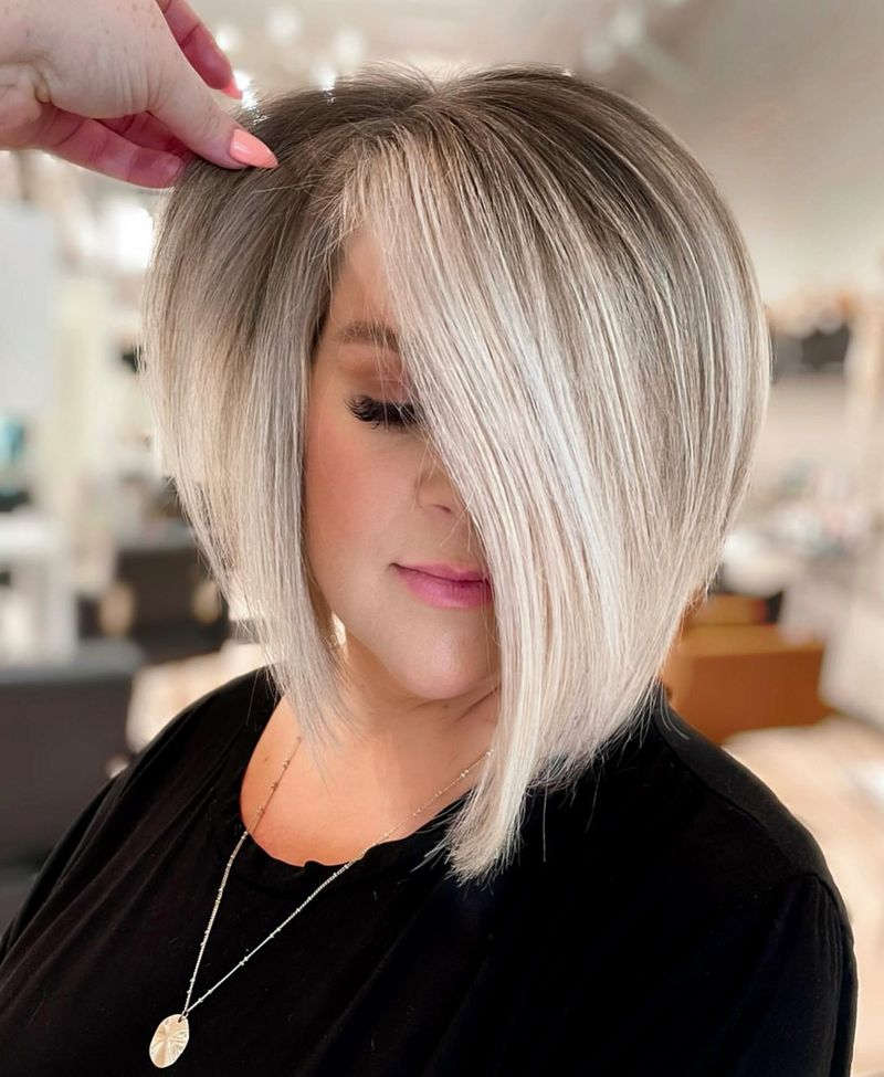 Layered Bob with Balayage