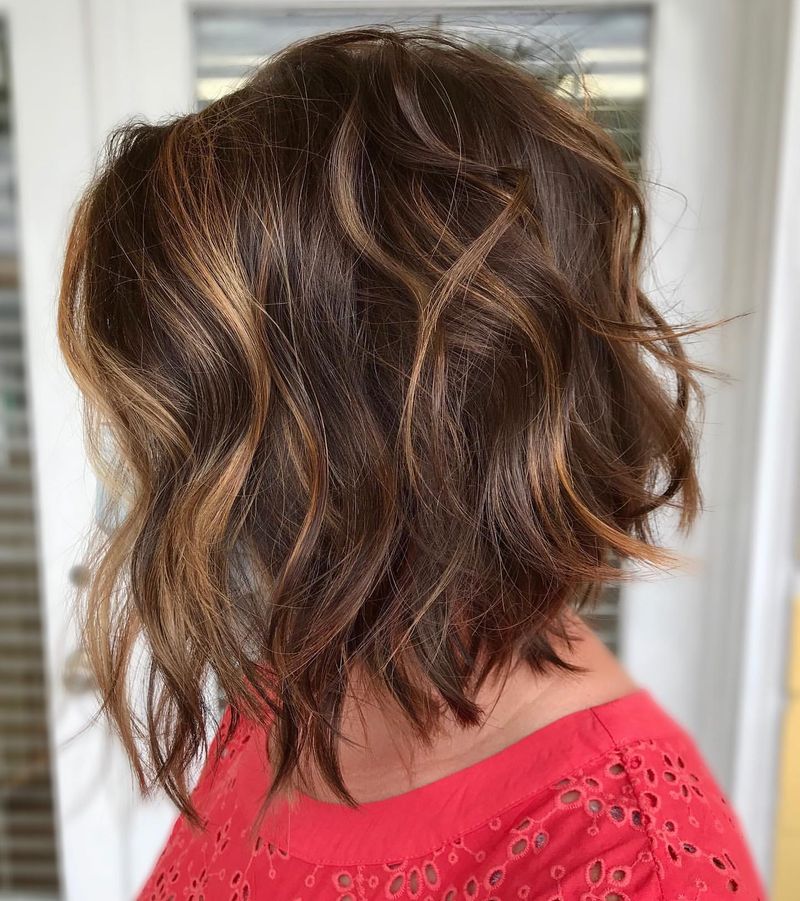 Layered Bob with Waves