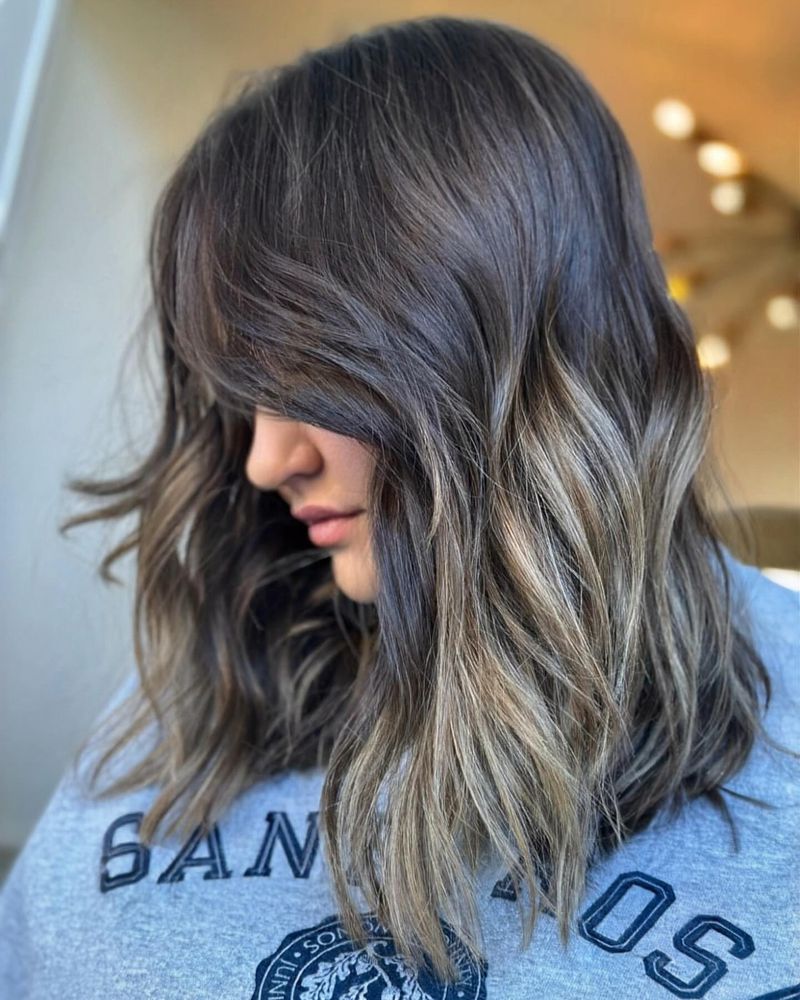 Layered Cut with Textured Ends