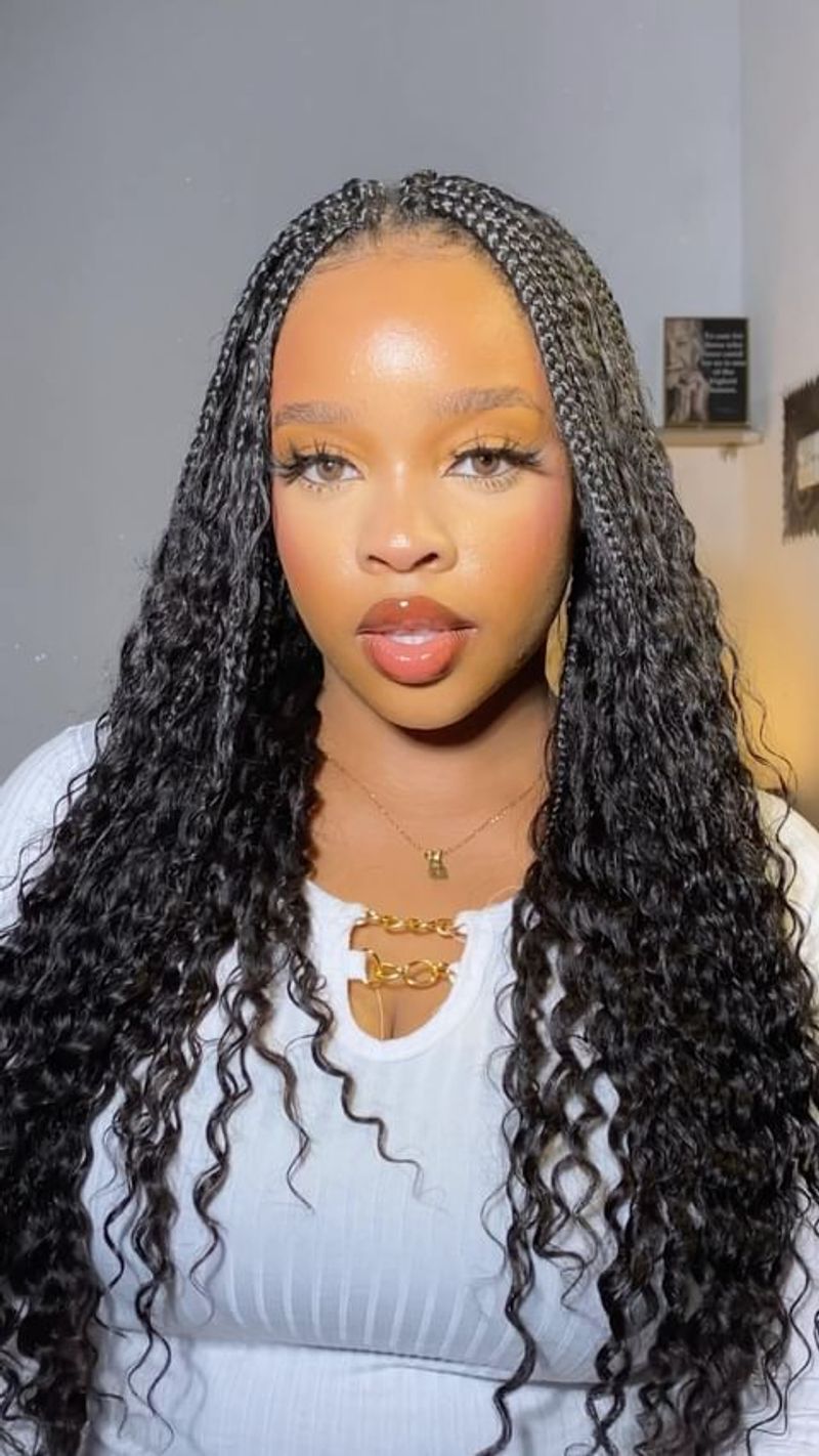 Layered Long Crochet Braids