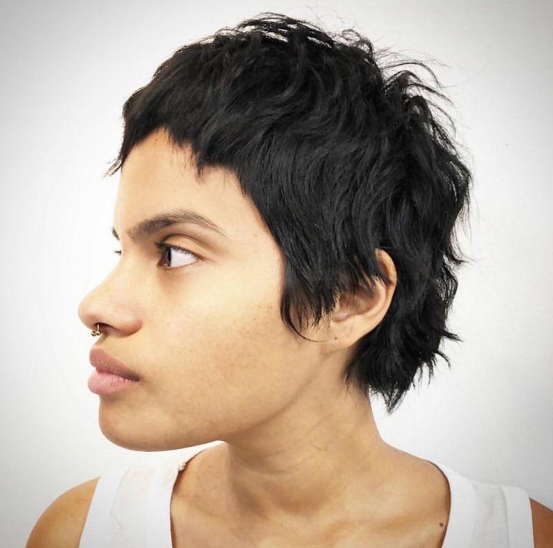 Long Pixie with Textured Fringe