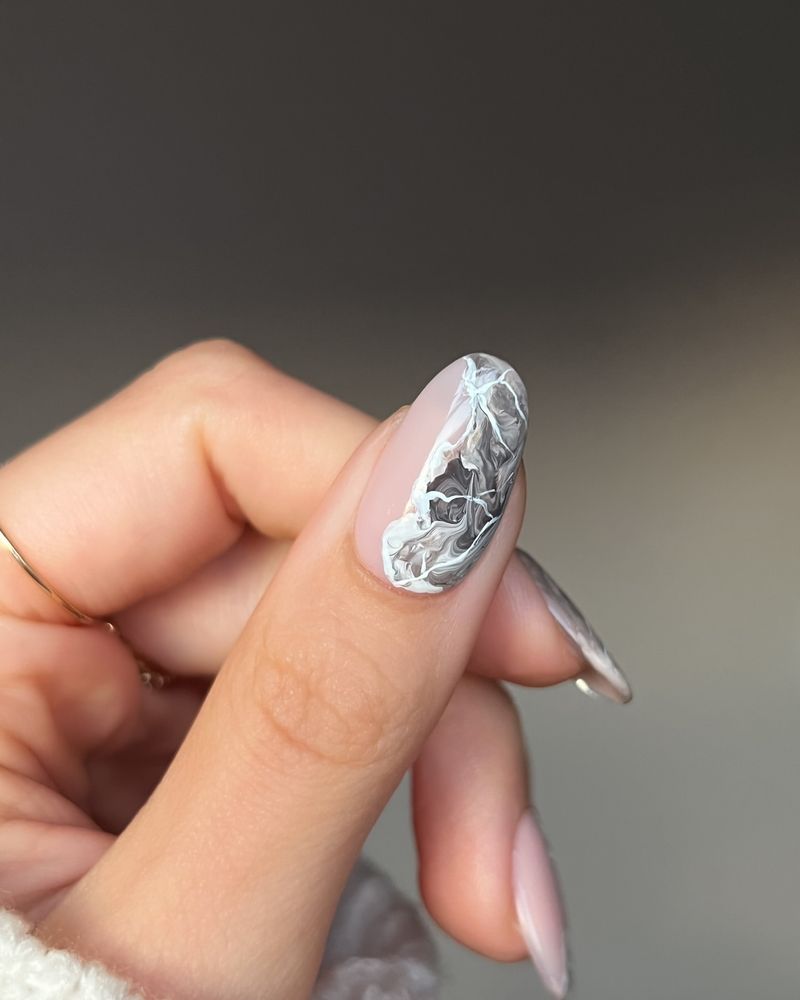 Marble Effect Nails