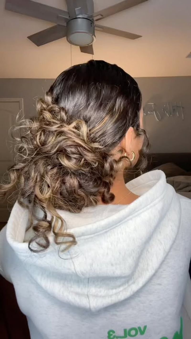 Chignon disordinato