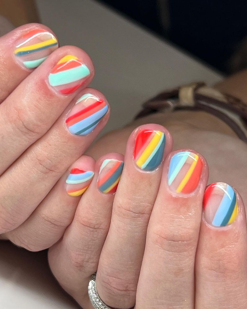 Minimal Rainbow Stripes