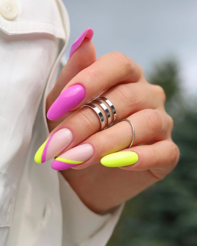 Uñas Neon Pop