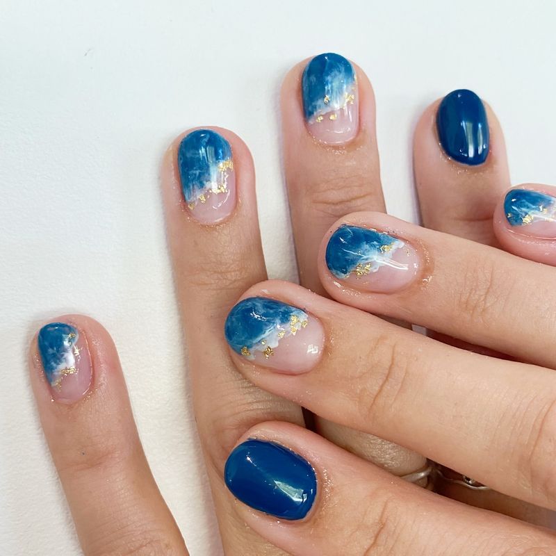 Uñas Ocean Wave