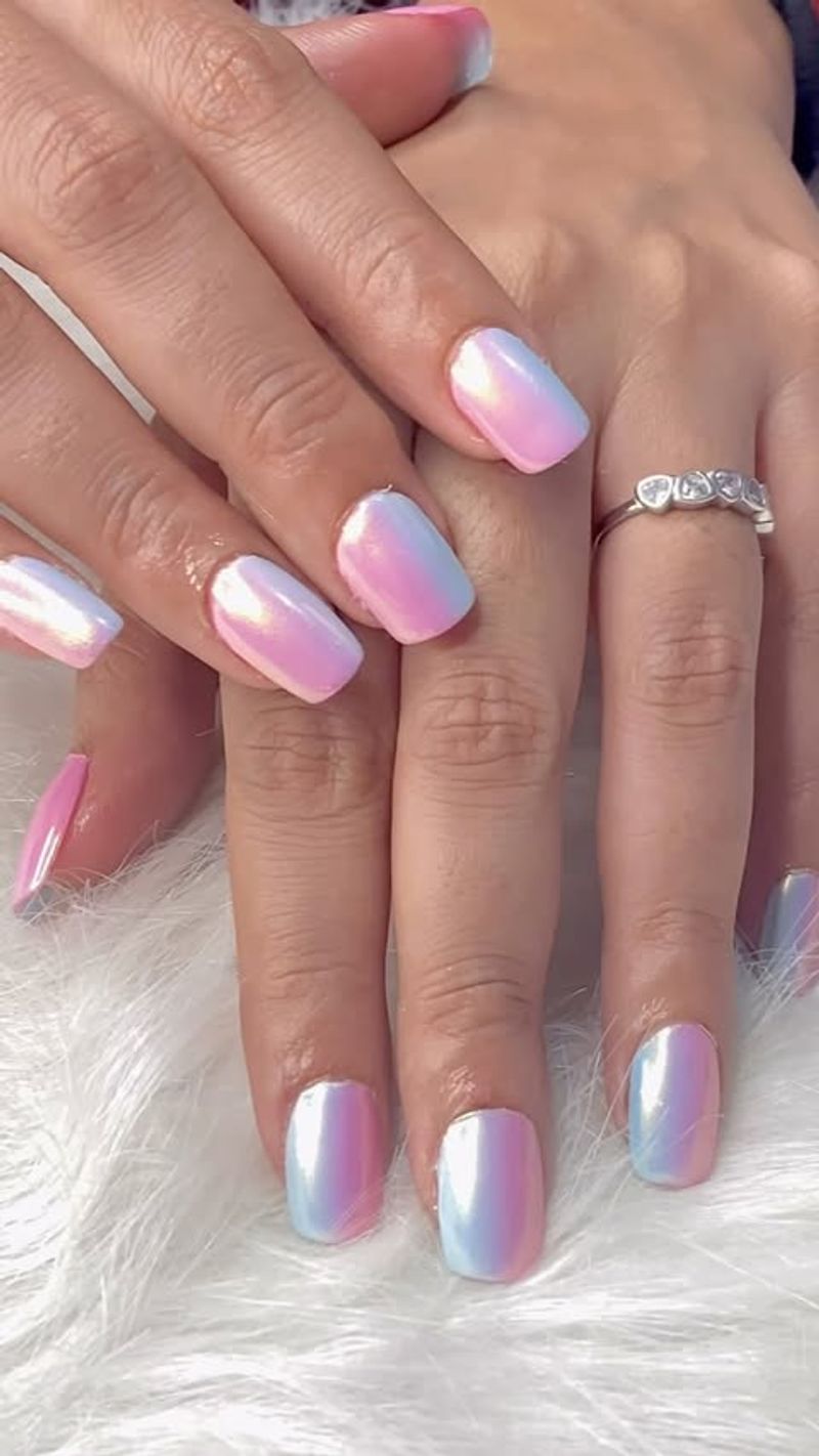 Pastel Ombre Effect