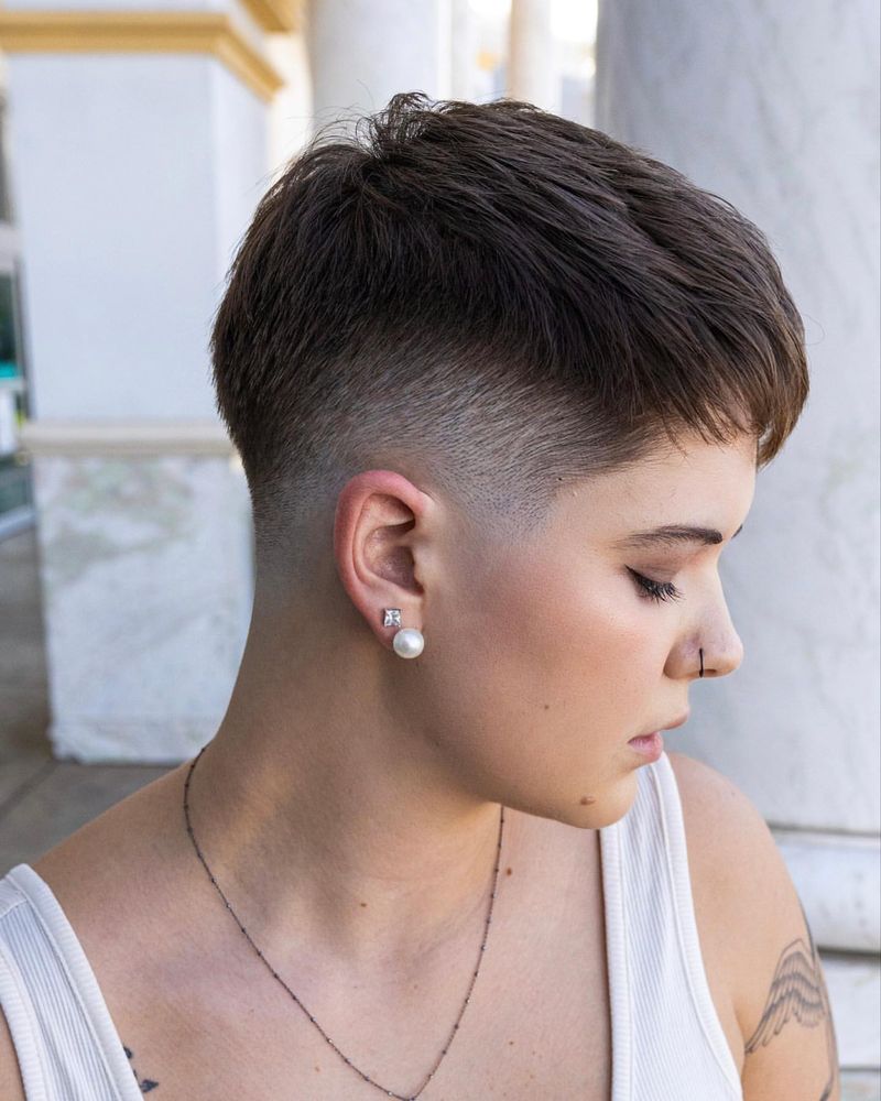 Pixie Bob with Undercut Fade