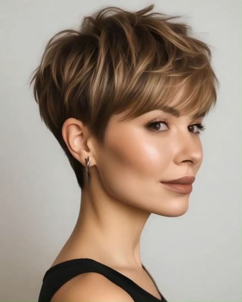 Pixie Cut Layers