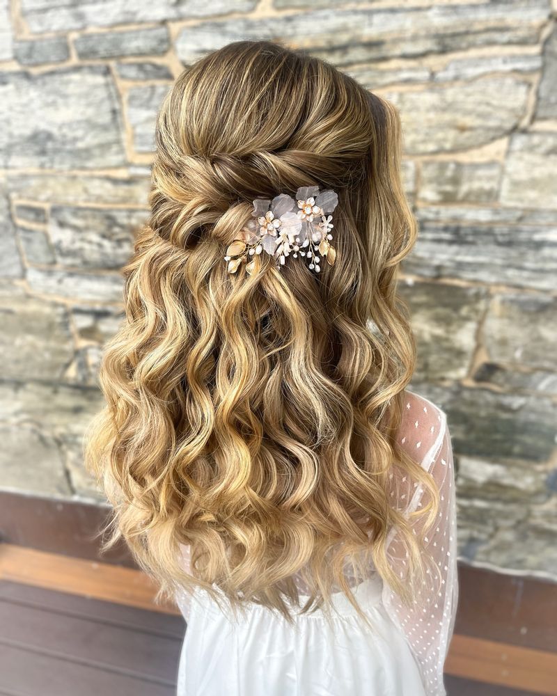 Romantic Half-Up Half-Down