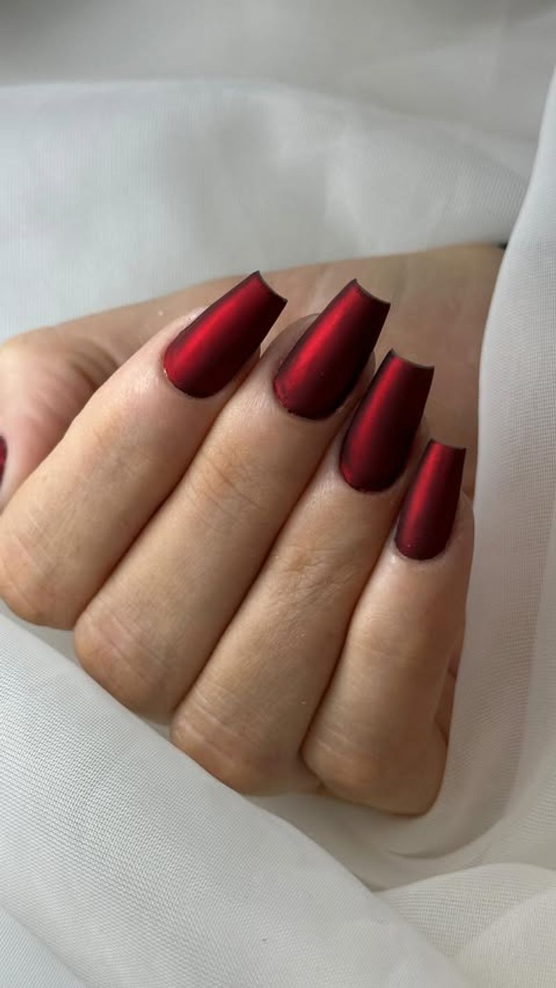 Scarlet Velvet with Gold Edges