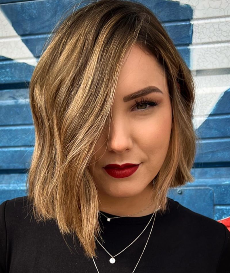 Short Bob with Highlights