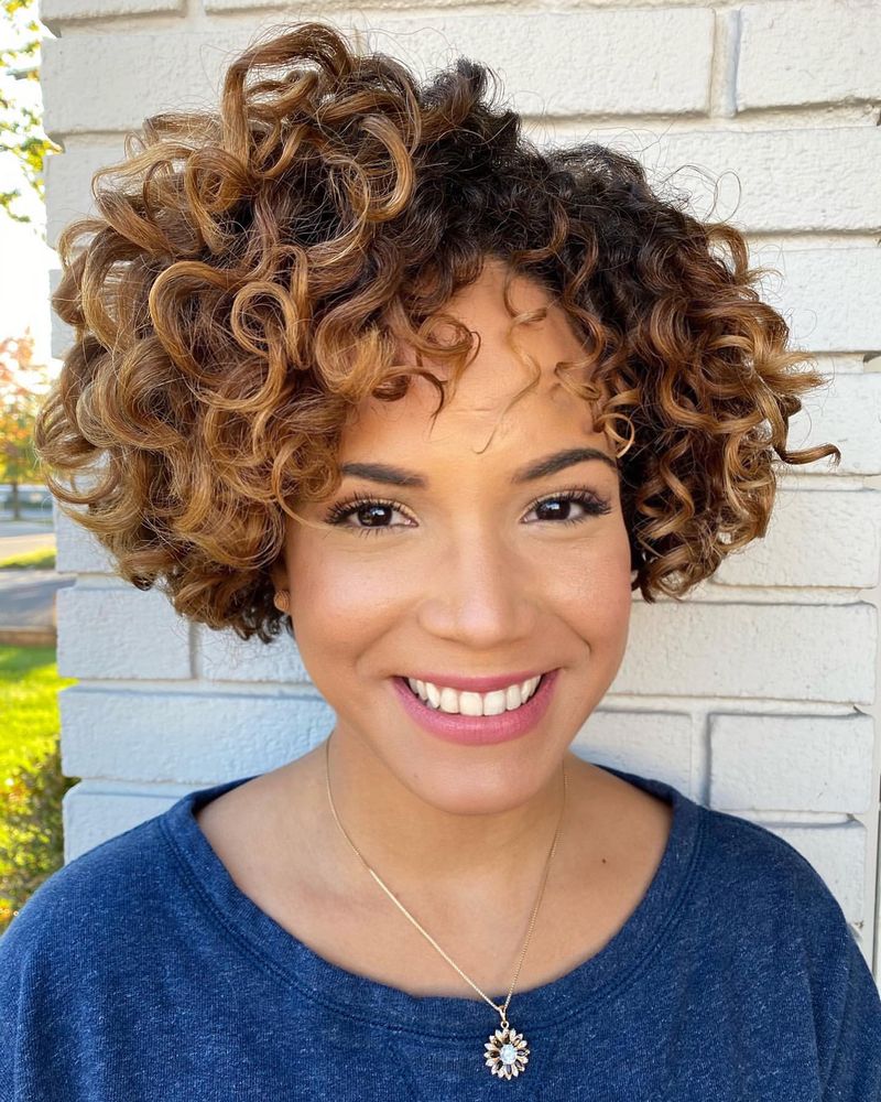 Short Curly Bob