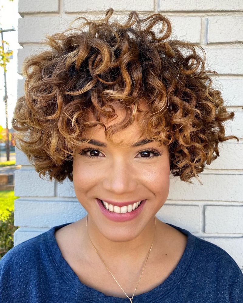 Short Curly Bob