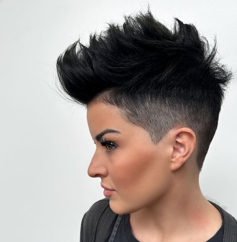 Short Pompadour