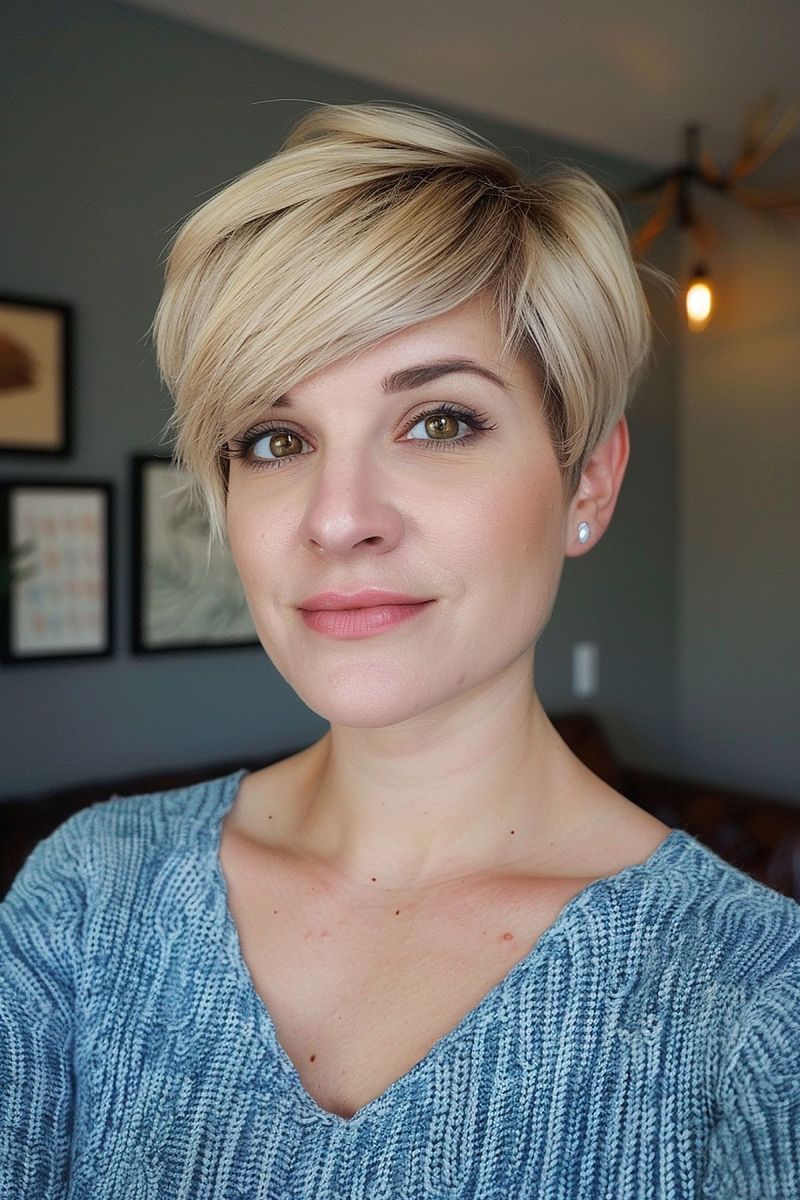 Side-Swept Pixie